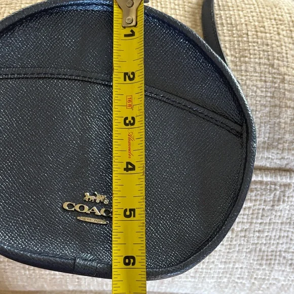 COACH CANTEEN Midnight Blue Round Crossbody Bag - Picture 3 of 10